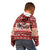 Dog Sled Christmas Kid Hoodie Husky Sleigh Ride Design - Polynesian Pride