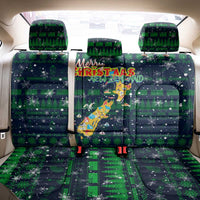 Merry Christmas New Zealand Back Car Seat Cover Xmas Travel Map DT02 - Polynesian Pride