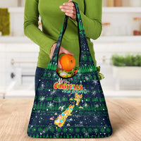 Merry Christmas New Zealand Grocery Bag Xmas Travel Map - Polynesian Pride