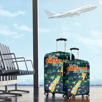 Merry Christmas New Zealand Luggage Cover Xmas Travel Map DT02 - Polynesian Pride