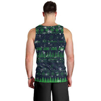 Merry Christmas New Zealand Men Tank Top Xmas Travel Map - Polynesian Pride