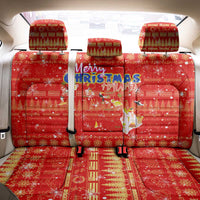 Merry Christmas Hawaii Back Car Seat Cover Xmas Travel Map DT02 - Polynesian Pride