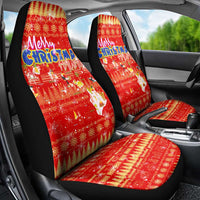 Merry Christmas Hawaii Car Seat Cover Xmas Travel Map - Polynesian Pride