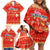 Merry Christmas Hawaii Family Matching Off Shoulder Short Dress and Hawaiian Shirt Xmas Travel Map - Polynesian Pride