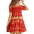 Merry Christmas Hawaii Family Matching Short Sleeve Bodycon Dress and Hawaiian Shirt Xmas Travel Map - Polynesian Pride