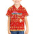 Merry Christmas Hawaii Family Matching Short Sleeve Bodycon Dress and Hawaiian Shirt Xmas Travel Map - Polynesian Pride