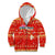 Merry Christmas Hawaii Kid Hoodie Xmas Travel Map - Polynesian Pride