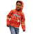Merry Christmas Hawaii Kid Hoodie Xmas Travel Map - Polynesian Pride