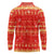 Merry Christmas Hawaii Long Sleeve Polo Shirt Xmas Travel Map - Polynesian Pride