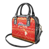 Merry Christmas Hawaii Shoulder Handbag Xmas Travel Map DT02 - Polynesian Pride