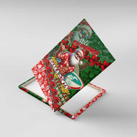 Mele Kalikimaka Shaka Santa Canvas Wall Art Hawaiian Surf Christmas Design with Aloha Spirit - Polynesian Pride