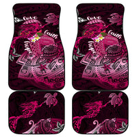 Breast Cancer Mermaid Polynesia Car Mats Faith Hope Love