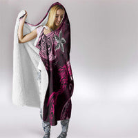 Breast Cancer Mermaid Polynesia Hooded Blanket Faith Hope Love