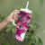 Breast Cancer Awareness Hawaii Tumbler With Handle Polynesia Girl Nobody Fights Alone