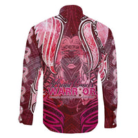 Breast Cancer Warrior Family Matching Summer Maxi Dress and Hawaiian Shirt Angel Wings Polynesian Pattern DT02 - Polynesian Pride