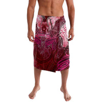 Breast Cancer Warrior Lavalava Angel Wings Polynesian Pattern