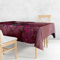 Breast Cancer Warrior Tablecloth Angel Wings Polynesian Pattern DT02 - Polynesian Pride