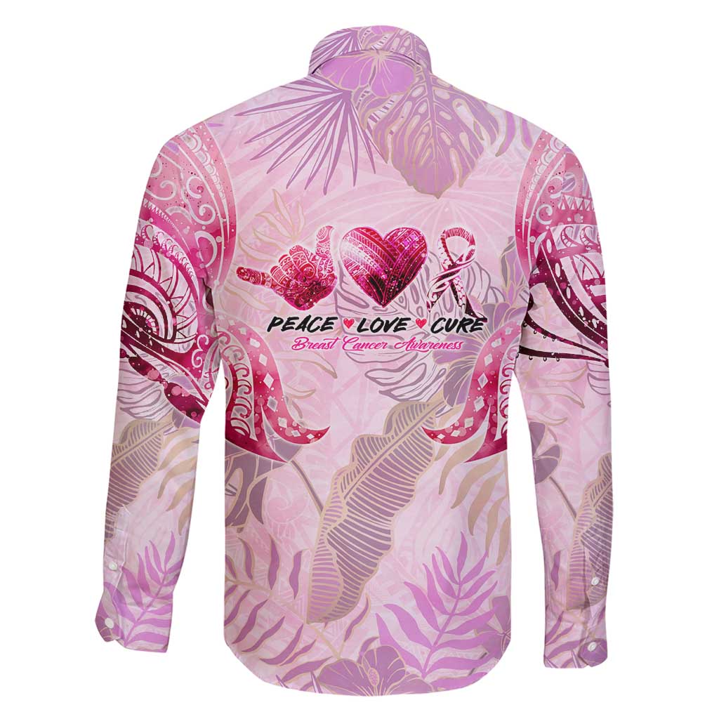 Breast Cancer Polynesian Family Matching Short Sleeve Bodycon Dress and Hawaiian Shirt I Can Do All Things Through Christ DT02 - Polynesian Pride