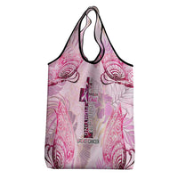 Breast Cancer Polynesian Grocery Bag I Can Do All Things Through Christ