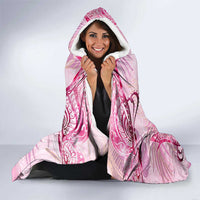 Breast Cancer Polynesian Hooded Blanket I Can Do All Things Through Christ