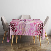 Breast Cancer Polynesian Tablecloth I Can Do All Things Through Christ DT02 - Polynesian Pride