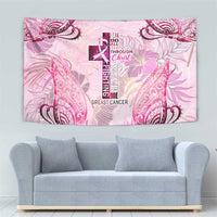 Breast Cancer Polynesian Tapestry I Can Do All Things Through Christ