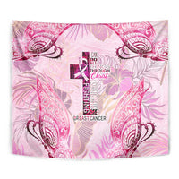 Breast Cancer Polynesian Tapestry I Can Do All Things Through Christ