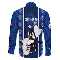 Guam Chamorro Warrior Family Matching Off Shoulder Long Sleeve Dress and Hawaiian Shirt Traditional Tribal Patterns DT02 - Polynesian Pride