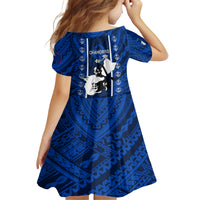 Guam Chamorro Warrior Family Matching Off Shoulder Maxi Dress and Hawaiian Shirt Traditional Tribal Patterns DT02 - Polynesian Pride