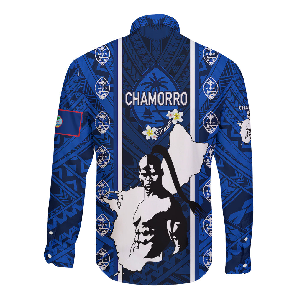 guam-chamorro-warrior-long-sleeve-button-shirt-traditional-tribal-patterns