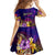 Wallis and Futuna Family Matching Off Shoulder Short Dress and Hawaiian Shirt Whale Hibiscus Polynesian
