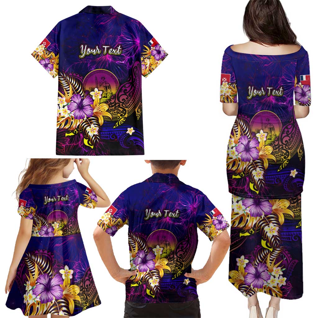 Wallis and Futuna Family Matching Puletasi and Hawaiian Shirt Whale Hibiscus Polynesian DT02 - Polynesian Pride
