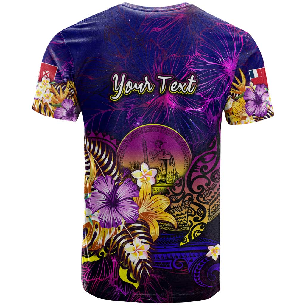 Wallis and Futuna T Shirt Whale Hibiscus Polynesian DT02 - Polynesian Pride