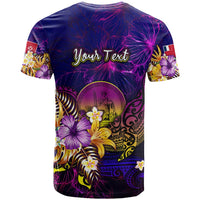 Wallis and Futuna T Shirt Whale Hibiscus Polynesian DT02 - Polynesian Pride