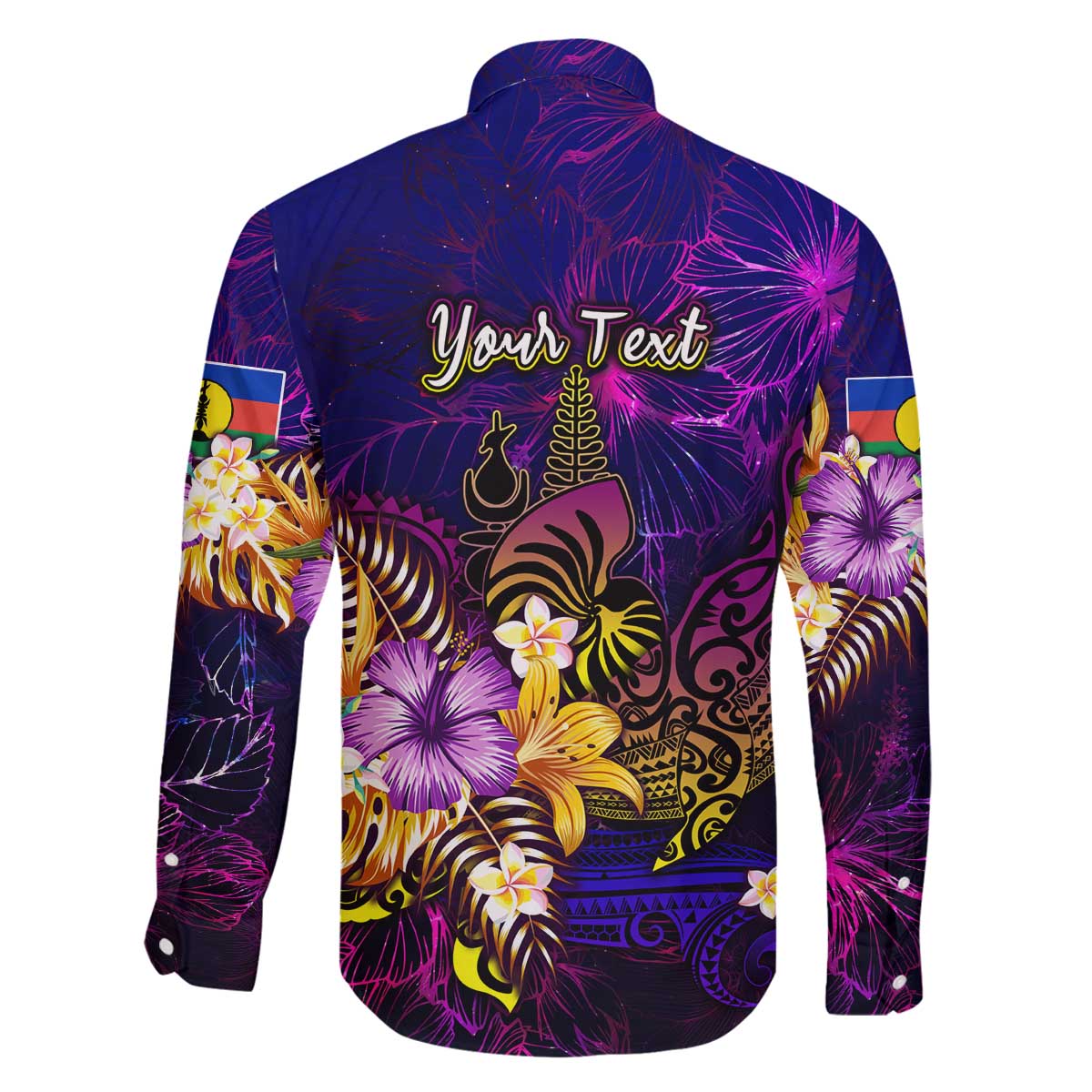 New Caledonia Family Matching Off The Shoulder Long Sleeve Dress and Hawaiian Shirt Whale Hibiscus Polynesian