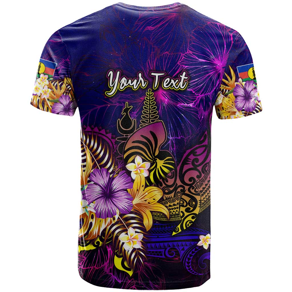 New Caledonia T Shirt Whale Hibiscus Polynesian DT02 - Polynesian Pride