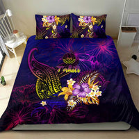 Tahiti French Polynesia Bedding Set Whale Hibiscus Polynesian DT02 - Polynesian Pride