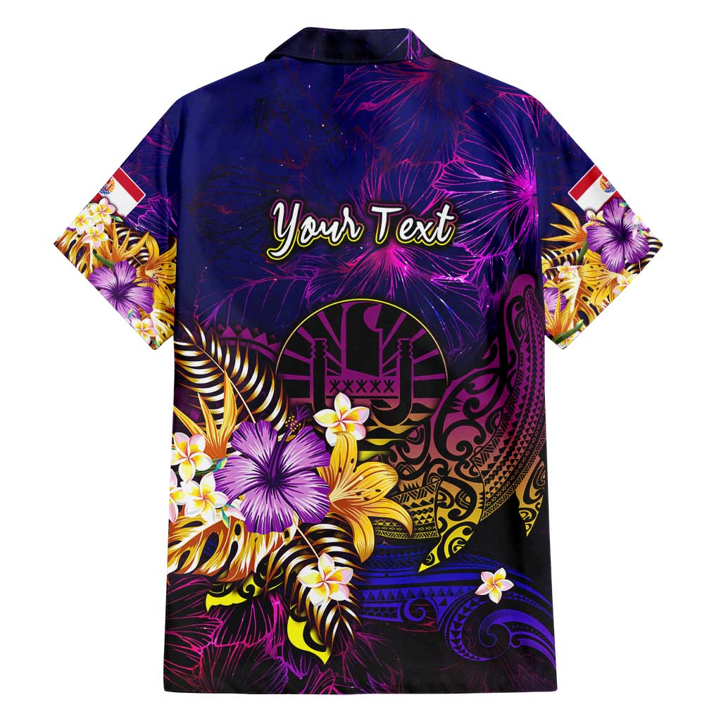 Tahiti French Polynesia Family Matching Off Shoulder Maxi Dress and Hawaiian Shirt Whale Hibiscus Polynesian