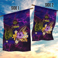 Tahiti French Polynesia Garden Flag Whale Hibiscus Polynesian DT02 - Polynesian Pride