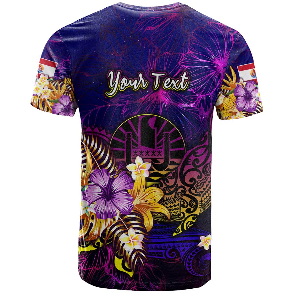 Tahiti French Polynesia T Shirt Whale Hibiscus Polynesian DT02 - Polynesian Pride