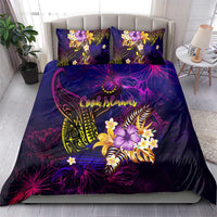 Cook Islands Bedding Set Whale Hibiscus Polynesian DT02 - Polynesian Pride