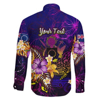 Cook Islands Family Matching Off Shoulder Short Dress and Hawaiian Shirt Whale Hibiscus Polynesian