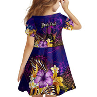 Cook Islands Family Matching Summer Maxi Dress and Hawaiian Shirt Whale Hibiscus Polynesian DT02 - Polynesian Pride