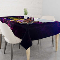 Cook Islands Tablecloth Whale Hibiscus Polynesian