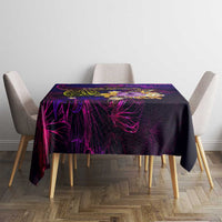 Cook Islands Tablecloth Whale Hibiscus Polynesian