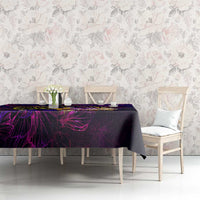 Cook Islands Tablecloth Whale Hibiscus Polynesian