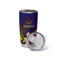 Cook Islands Tumbler Cup Whale Hibiscus Polynesian