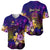 Nauru Baseball Jersey Whale Hibiscus Polynesian