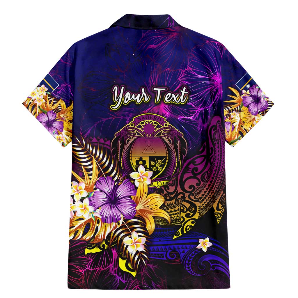 Nauru Family Matching Mermaid Dress and Hawaiian Shirt Whale Hibiscus Polynesian