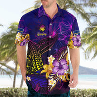 Nauru Hawaiian Shirt Whale Hibiscus Polynesian